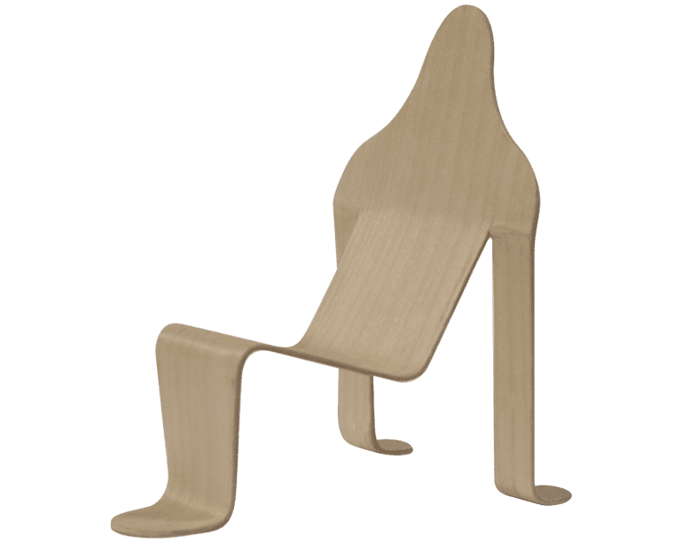 Human chair shape design Alejandro Gómez Slok