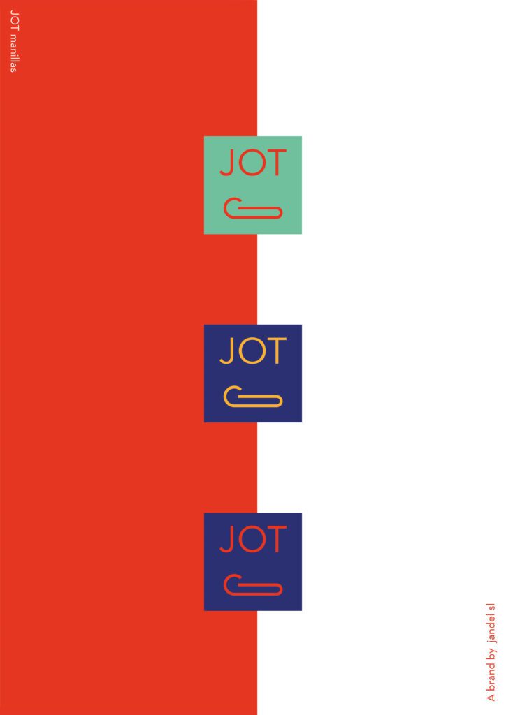 Colores logotipos marca JOT